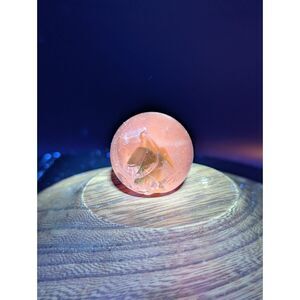 UV Reactive Art Marble – Swirl Core w/ Base (Damage Noted)